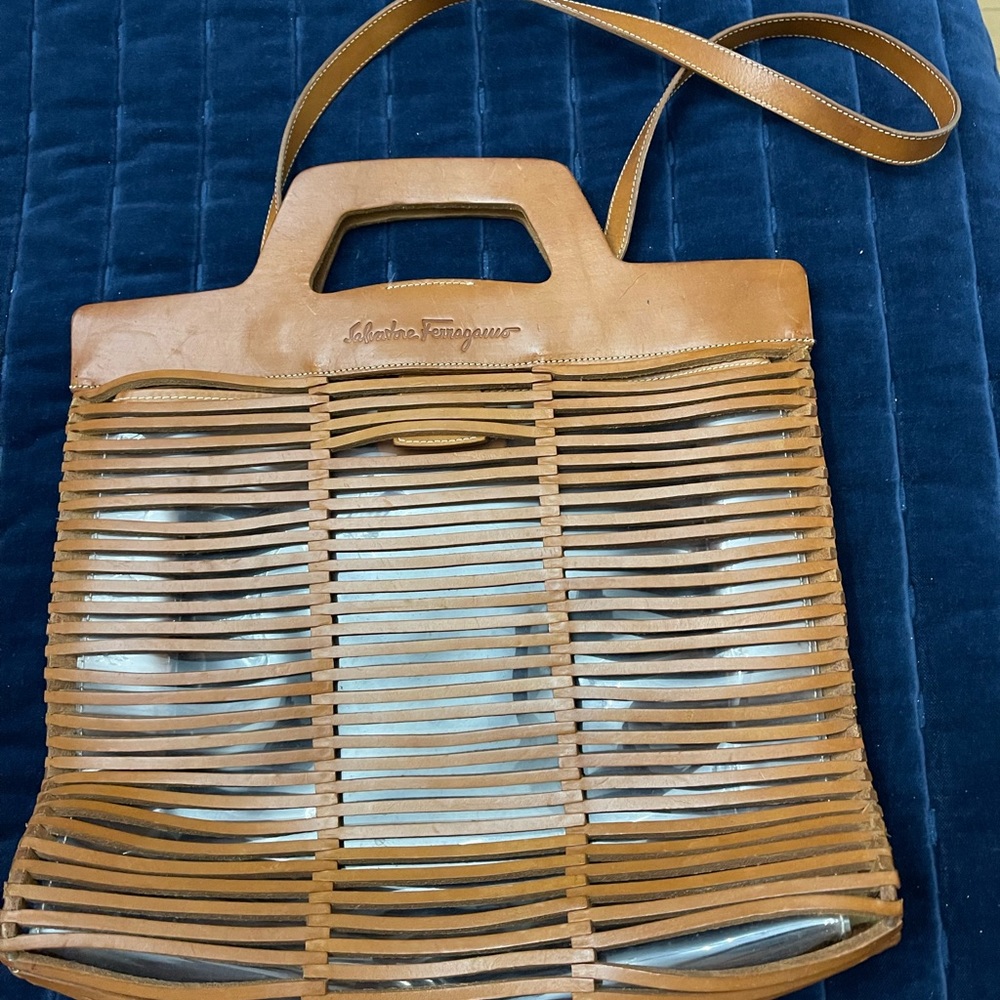 Salvatore Ferragamo Leather Tote